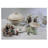 Tray Lot of Ceramics