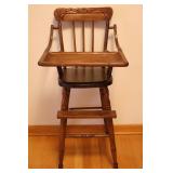 Oak Highchair