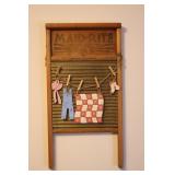 Maid-Rite Brass Washboard
