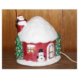 Lighted Ceramic Christmas House