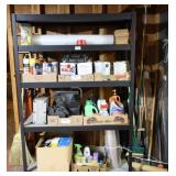 Metal Shelving w/Contents