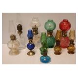 Selection of Miniature Oil Lamps