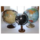 3 World Globes