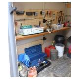 Tools on Left Side of Storage Building
