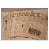 Vintage Clarke Courier Newspapers