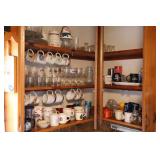 Contents of Upper Kitchen Cabinet