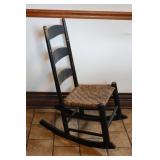 Painted Slat Back Rocker
