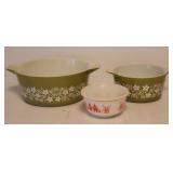 Selection of Pyrex & Hazel Atlas Dutch Bowl