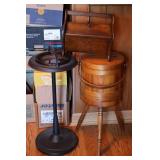 Smoking Stand, Shoe Shine & Sewing Stand