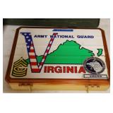 Military Patches & Belt in Organizer