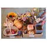 2 Trays of Decorative Items