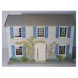 Metal Dollhouse with Furniture