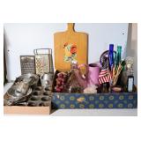 2 Trays of Kitchen Wares