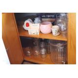 Contents of Lower Kitchen Cabinet beside