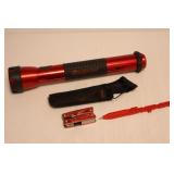 Snap-On Flashlight, Multitool & Pen