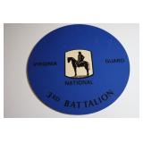 Painted Virginia National Guard Sign