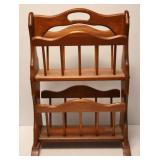 Pine Magazine Stand