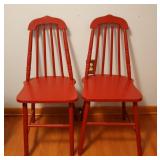 Pair of Painted Side Chairs