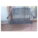 Metal Patio Bench