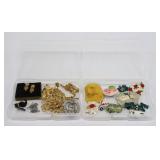 Selection of Brooches & Earrings