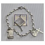 Sterling Silver Charm Bracelet