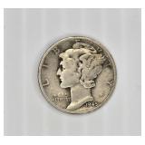1945 Winged Liberty Head Silver Dime