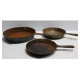 3 Cast Iron Skillets