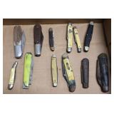 Damaged Folding Knives