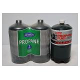 3- 1lb. Propane Canisters