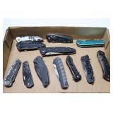 Selection of Lock Back Folding Knives