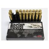 15 Rounds of Nosler 22-250 Ammo