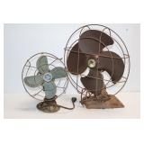 2 Vintage Table Fans