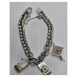 Sterling Silver Charm Bracelet