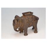 Cast Iron Elephant Bank