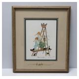 Framed P Buckley Moss Print