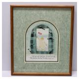 Framed P Buckley Moss Print