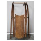 Vintage Sled w/ Gooseneck Finial