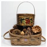 2 Decorative Baskets