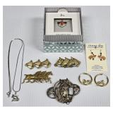 Horse & Fox Motif Jewelry