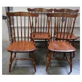 Set of 4 Hitchcock Chairs