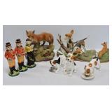 Fox & Dog Figurines
