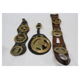Brass Horse Bridle Medallions