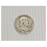 1951-D Franklin Silver Half Dollar Coin
