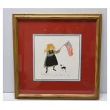 Framed P Buckley Moss Print