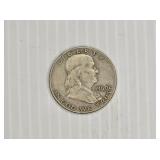 1960-D Franklin Silver Half Dollar Coin