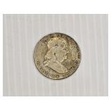1959-D Franklin Silver Half Dollar Coin