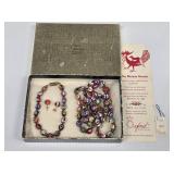 Vintage Venetian Glass Mosaic Bead Jewelry