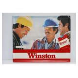 Winston Cigarettes Metal Advertising Sign