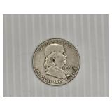 1950 Franklin Silver Half Dollar Coin