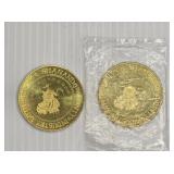 (2) Shenandoah County Bicentennial Tokens